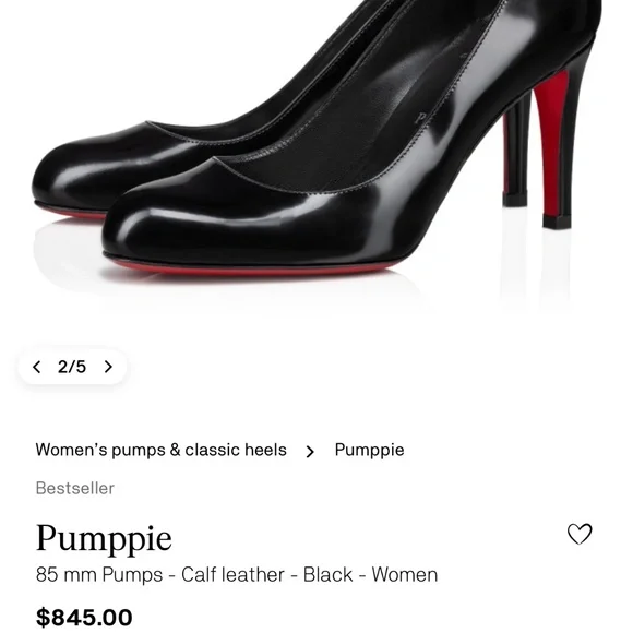 Christian Louboutin Black Pumppie - Picture 8 of 10